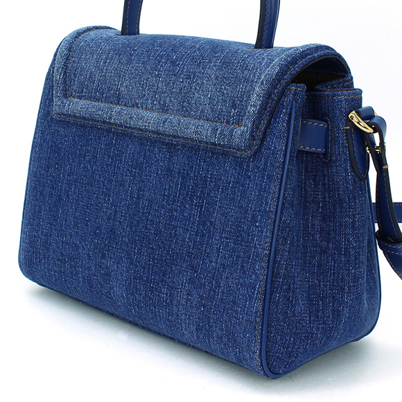 Versace Bag 2way Shoulder Bag La Medusa Denim Crossbody - Picture 3 of 7